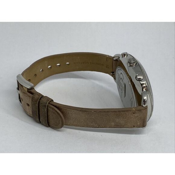 Fossil FTW1200 Women's Sand Leather Silver Analog Dial Hybrid Smartwatch XX706 - Picture 12 of 12